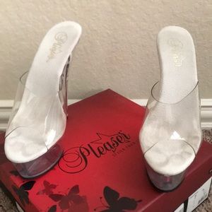 Clear Pleaser Heels